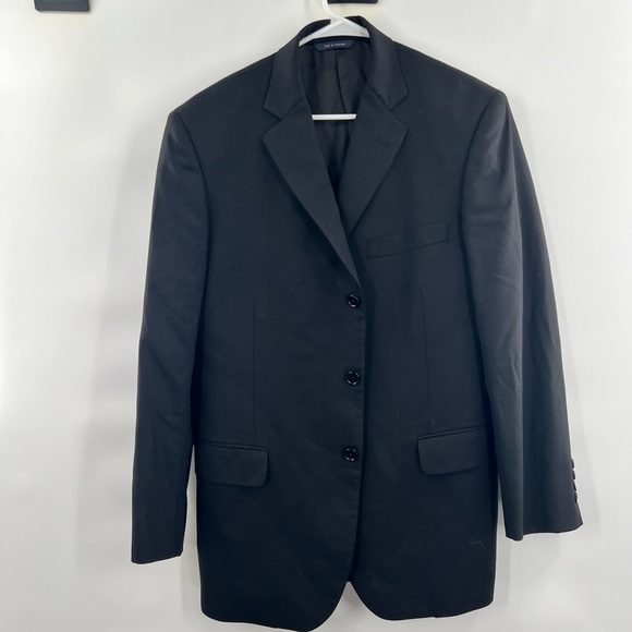 Brooks  Brothers black suit jacket blazer size M - Picture 9 of 10